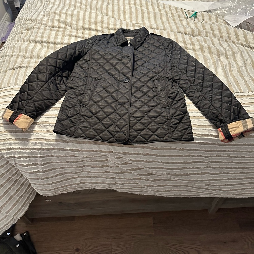 Burberry Black Quilted Jacket